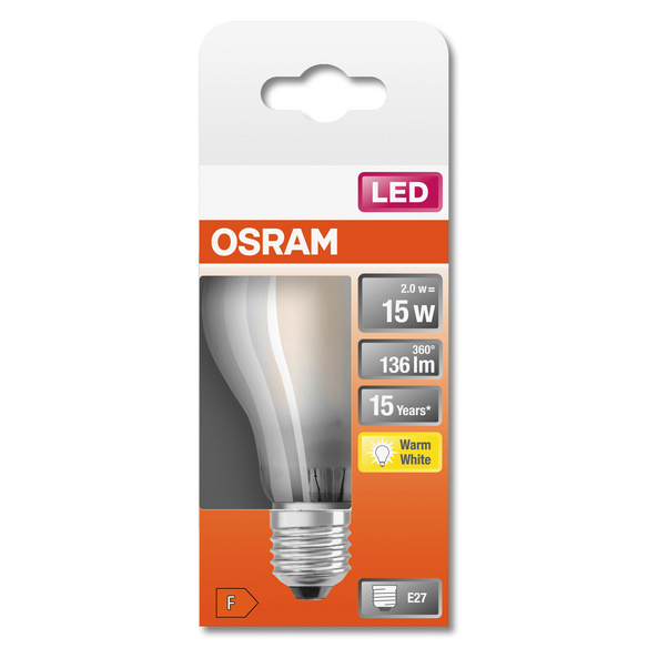 OSRAM LED Lampe LED Retrofit CLASSIC A 1 5 W 240 V Hagebau De