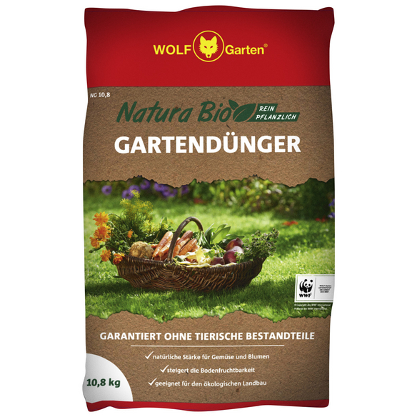 WOLF GARTEN Dünger »Bio Gartendünger NG«, 10,8 kg, für 160 m² - hagebau.de