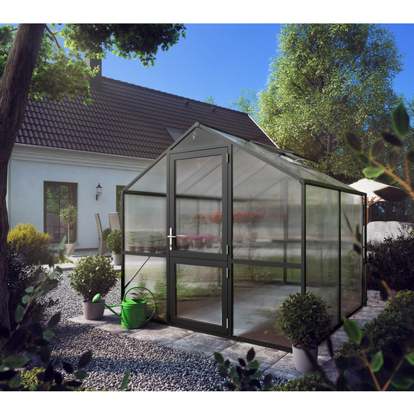KGT Gewächshaus »Rose«, 5,06 m², Kunststoff/Aluminium, winterfest