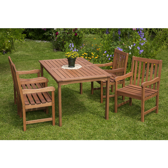 MERXX Gartenmöbel »Santos«, 4 Sitzplätze, Eukalyptusholz hagebau.de