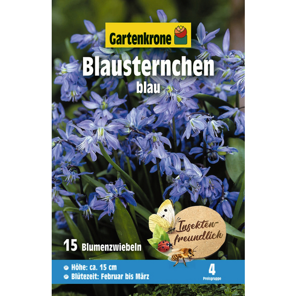 Gartenkrone Blumenzwiebel Scilla Siberica Blausternchen Bl Te Blau Hagebau De