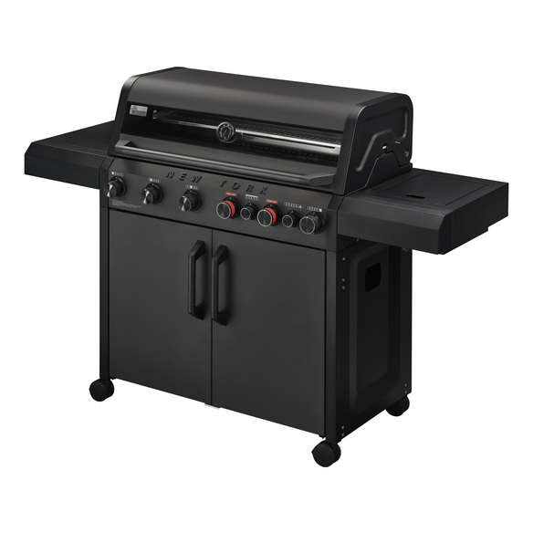 Mr. GARDENER Gasgrill »New York Pro«, 6 Brenner, SearBrenner, matt