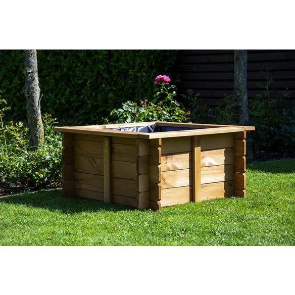 DOBAR Hochteich »Square«, BxH 78 x 42 cm, quadratisch, maximales