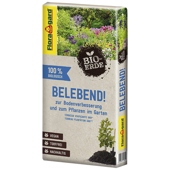 FLORAGARD Pflanzerde »Bio«, für Gehölze, Stauden, torffrei hagebau.de