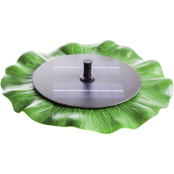 Solares Schwimm-Teichpumpe 220 L/h Mit 6 Düsen – Solar Springbrunnen Für Teich & Vogelbad