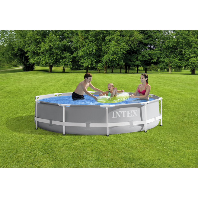 Germany product data sample: Rundpool »Prism Rondo«, Rund, BxH: 305x76 cm, hellgrau