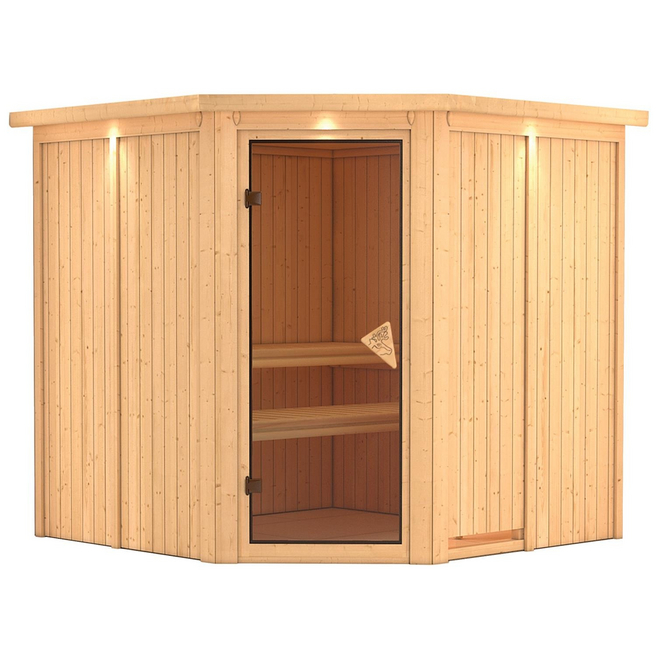 Germany product data sample: Sauna »Vöru«, für 4 Personen, ohne Ofen
