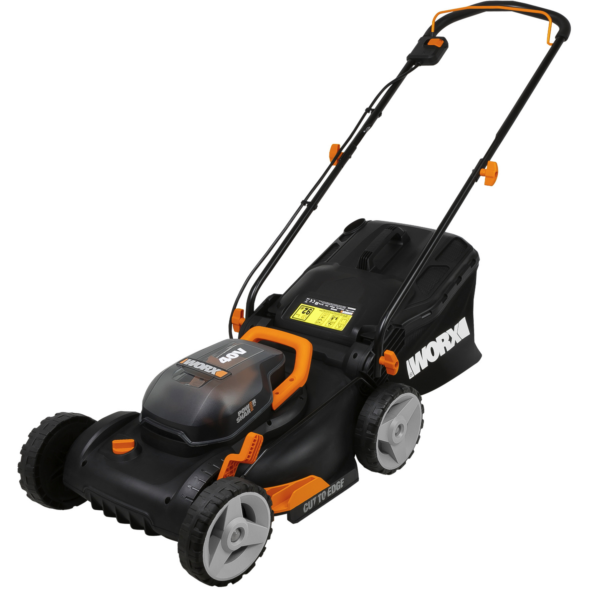 WORX AkkuRasenmäher »WG743E«, 40 V, 4 Ah, Schnittbreite 40 cm, mit