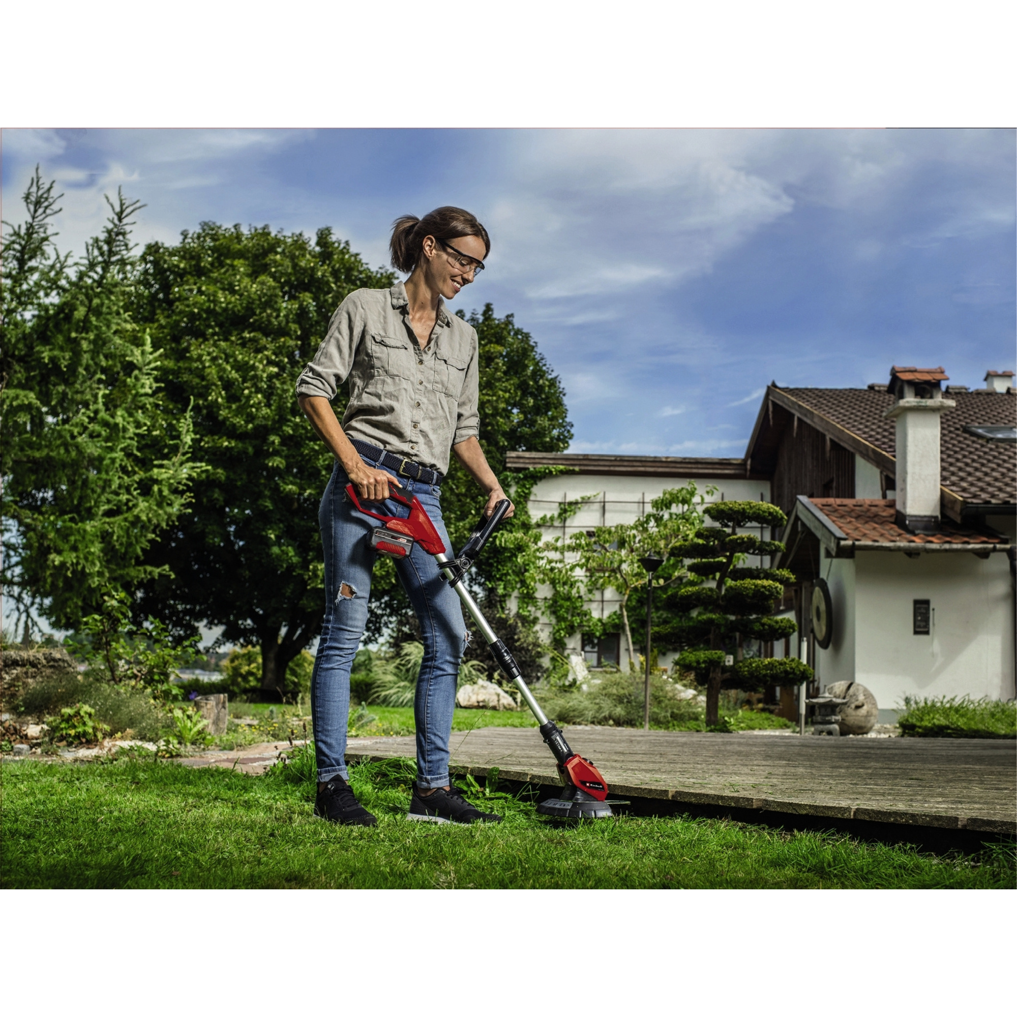 EINHELL AkkuRasentrimmer »Power XChange«, inkl. Akku, 18 V hagebau.de
