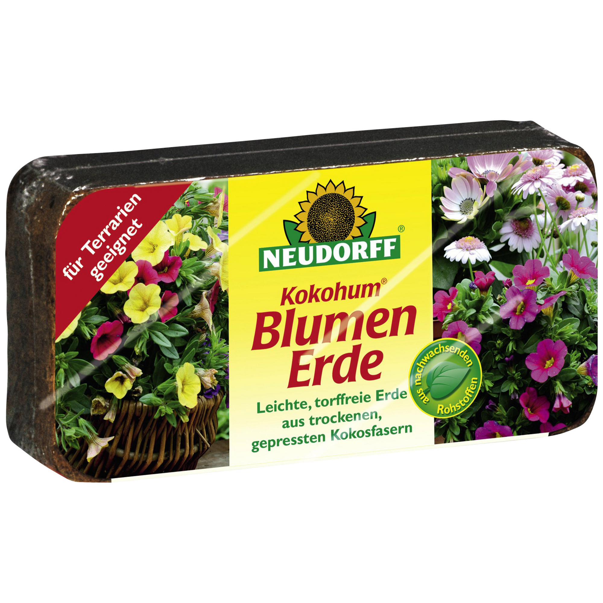 NEUDORFF Blumenerde »KokoHum«, für für Blumen und Aussaaten, torffrei ...