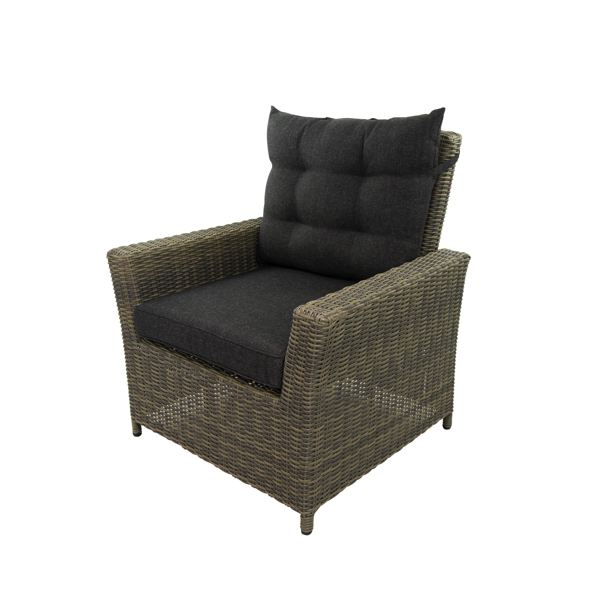 BELLAVISTA DiningLounge »Asti«, 5 Sitzplätze, Polyrattan/Aluminium