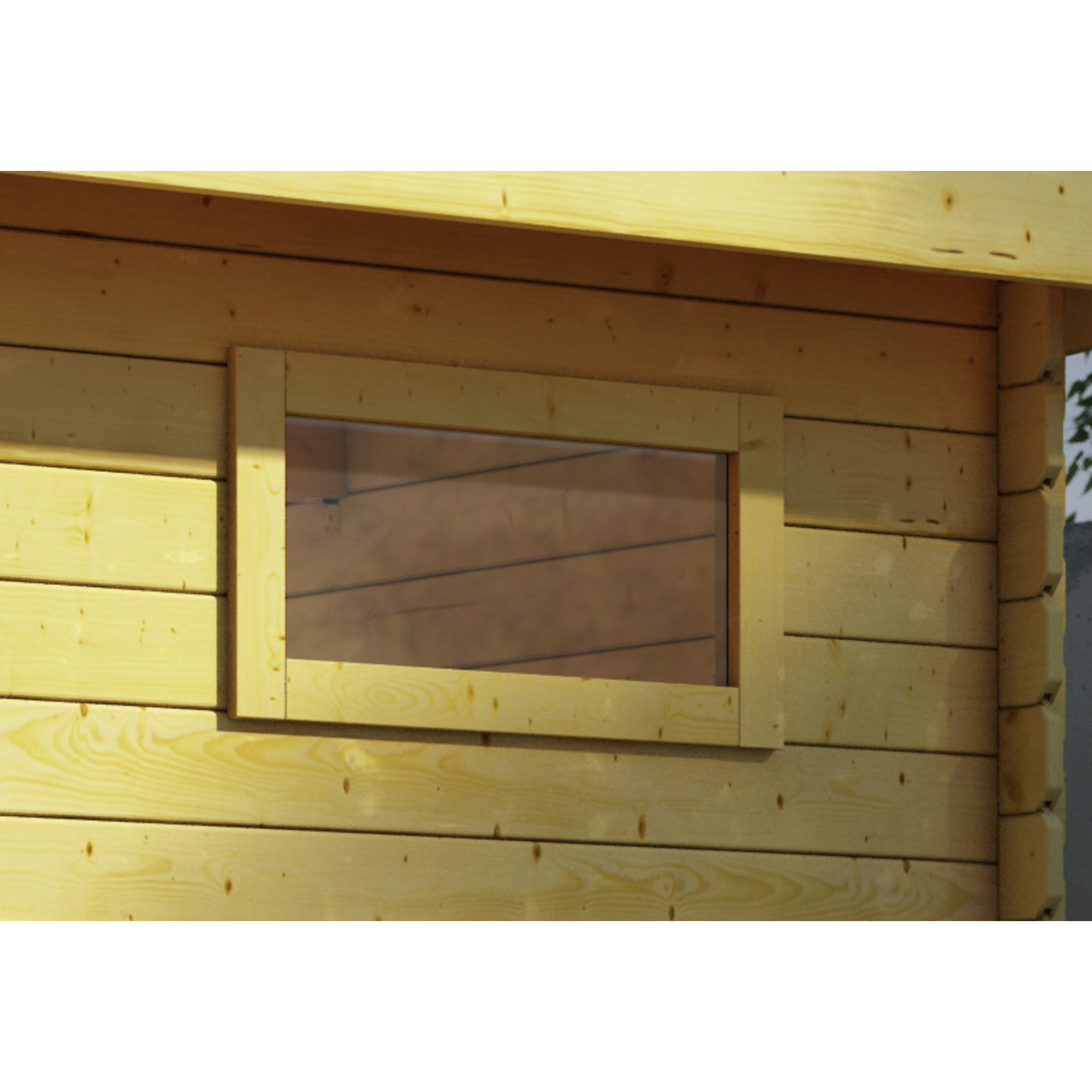 KARIBU Fenster für Gartenhäuser »38 mm«, BxH 85 x 44 cm, Holz hagebau.de