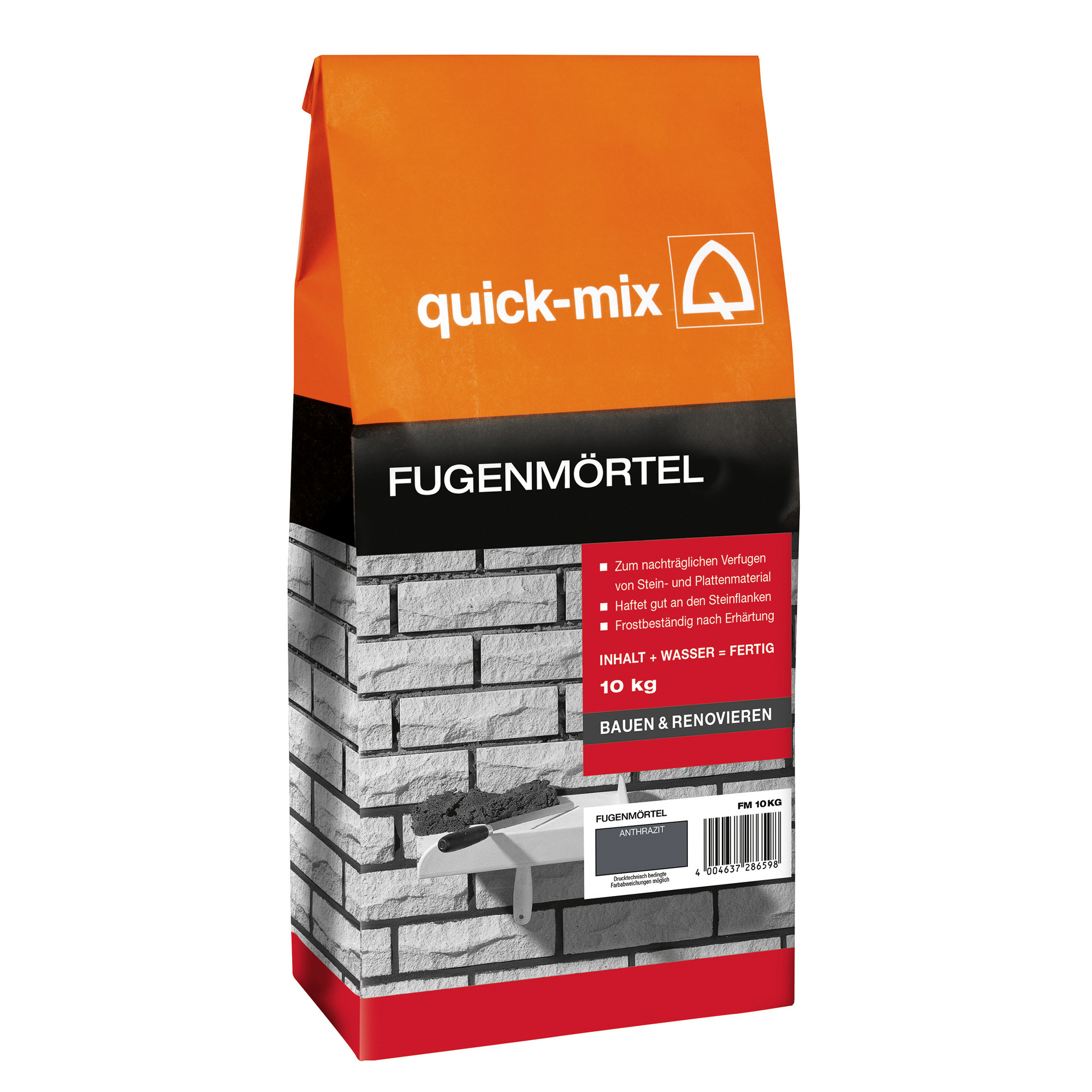 quickmix Fugenmörtel, für außen und innen, 10 kg hagebau.de