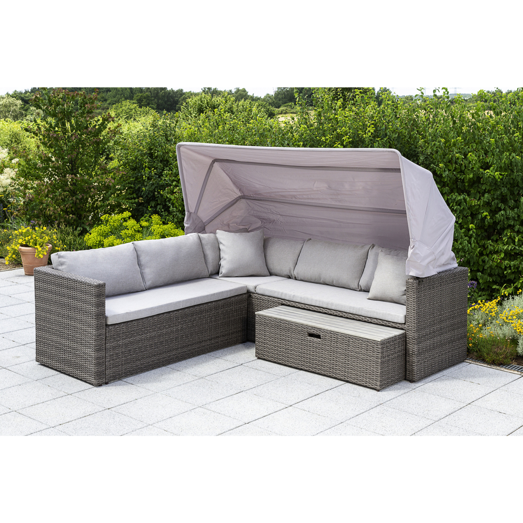 MERXX GartenmöbelEckset »San Marco«, 4 Sitzplätze, Kunststoff, inkl