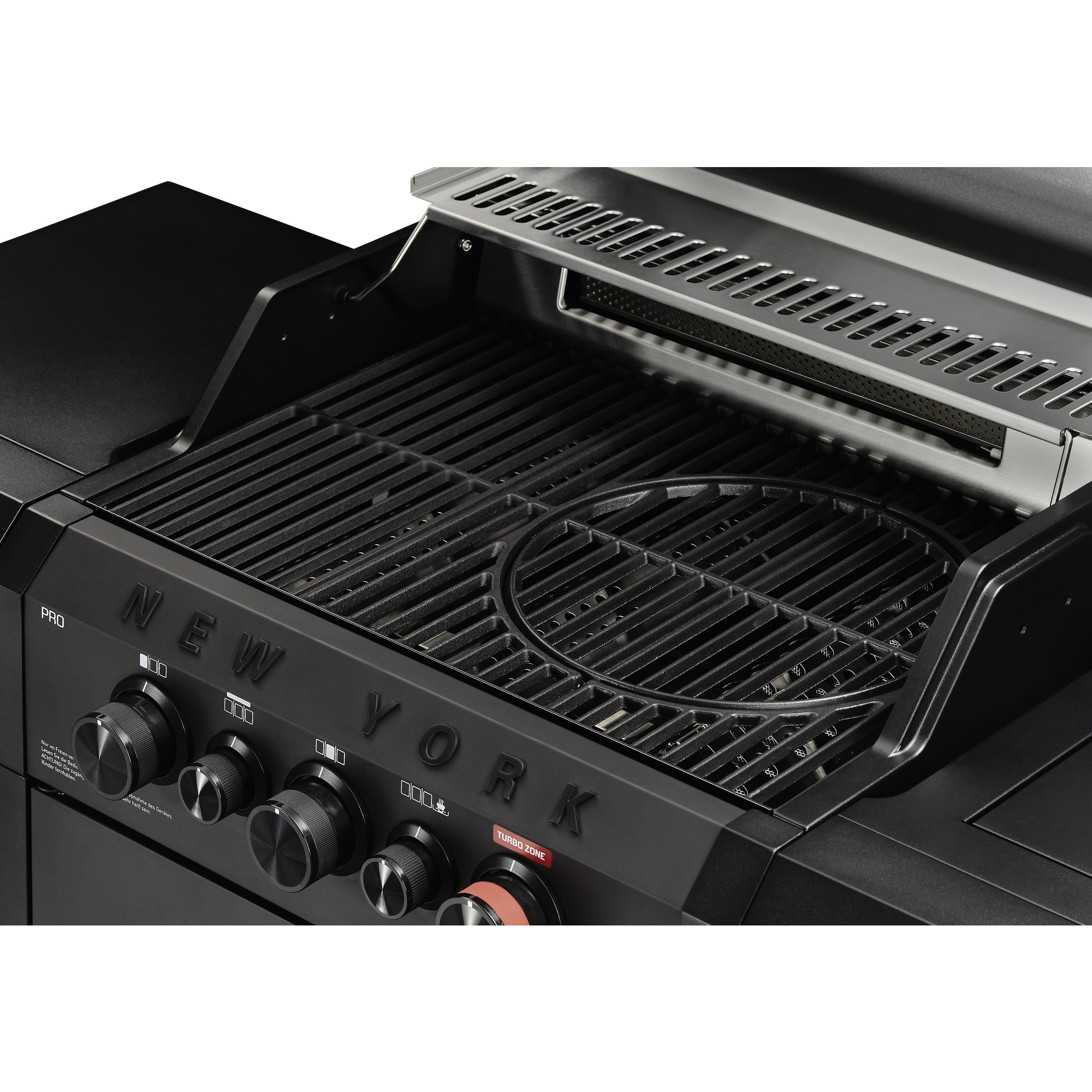 Mr. GARDENER Gasgrill »New York Pro«, 3 Brenner, SearBrenner, matt