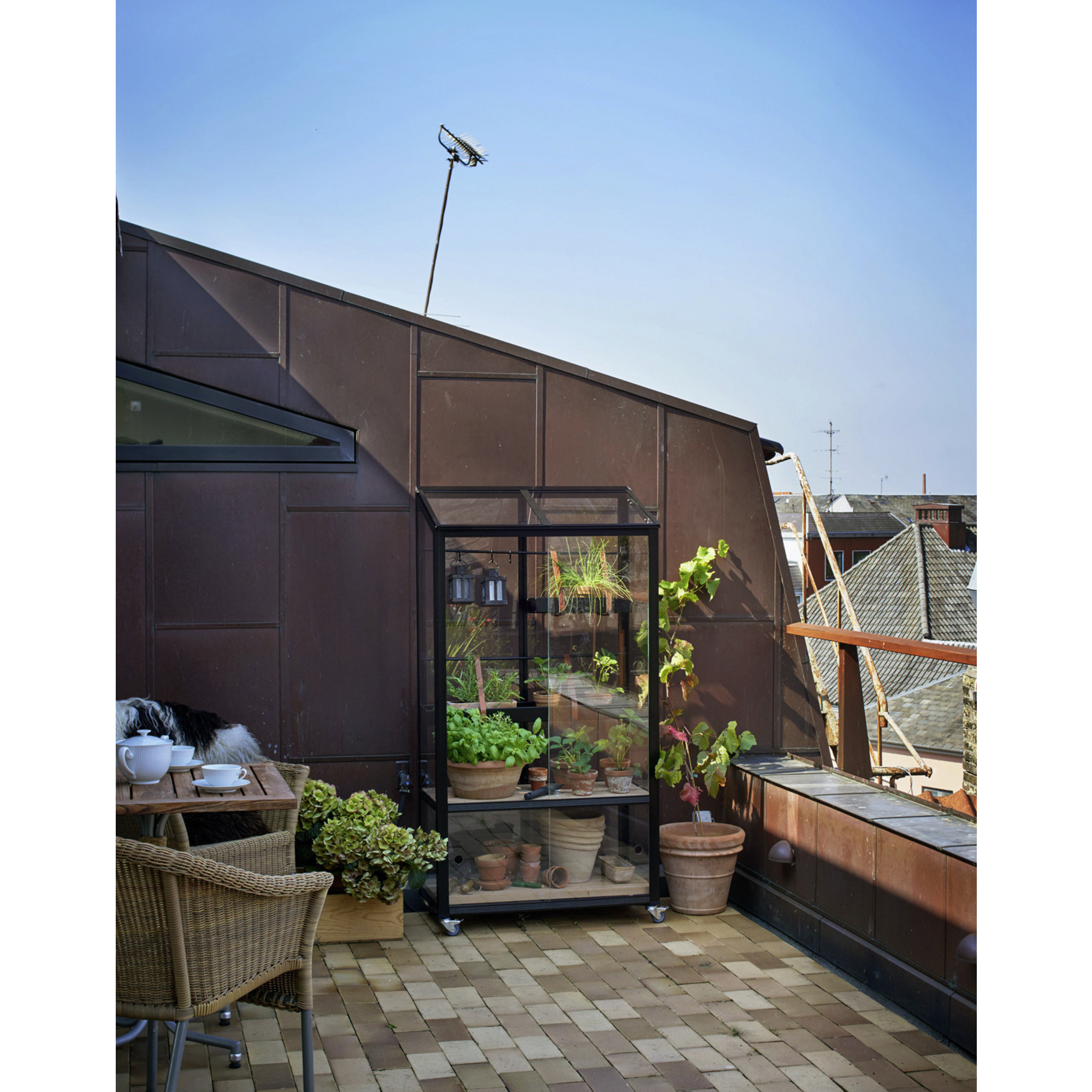 JULIANA Gewächshaus »City Greenhouse«, BxT 40 x 80 cm, 3 mm