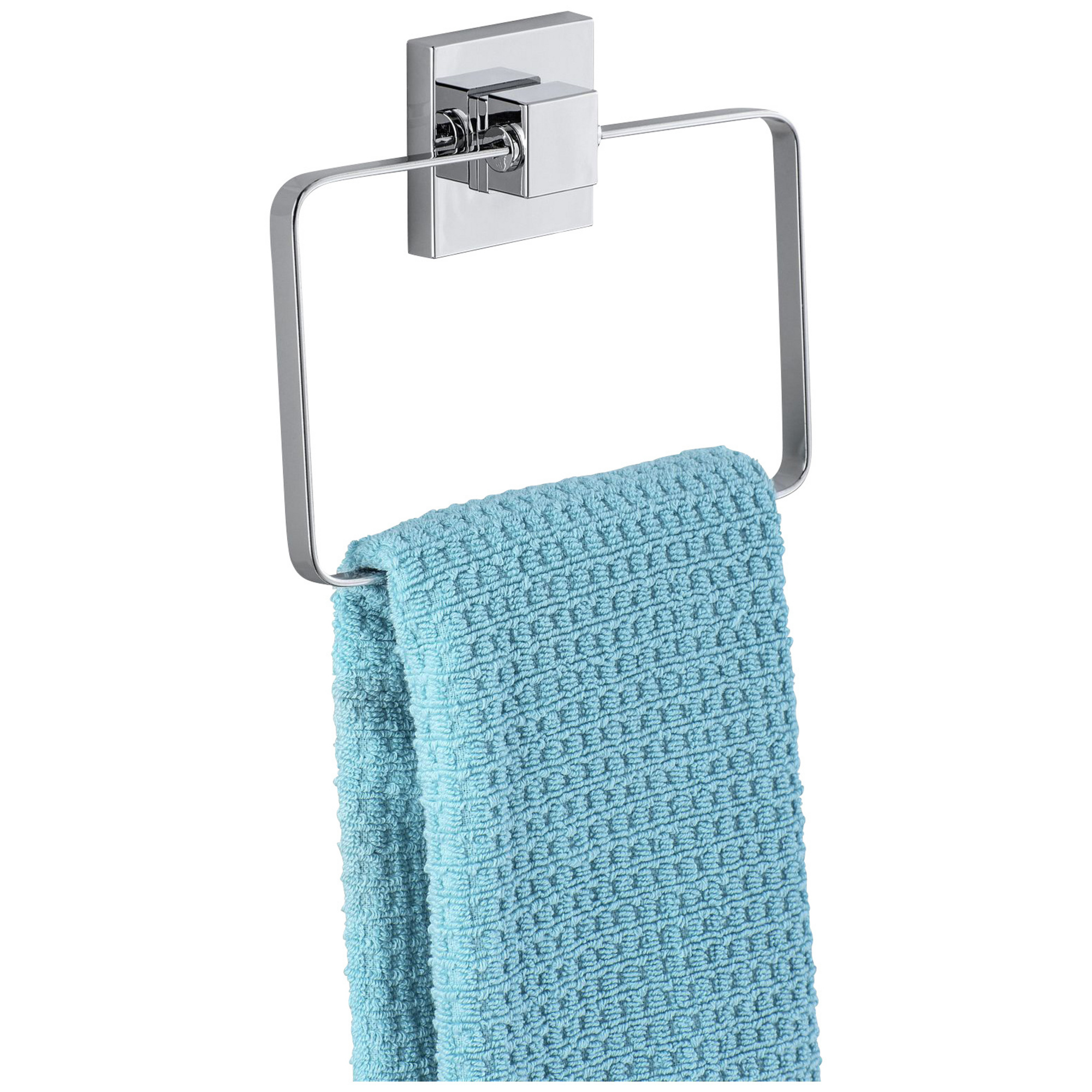 WENKO 71445800 - Handdoekstang VACUUM-LOC QUADRO ED 60,5x6 cm zwart