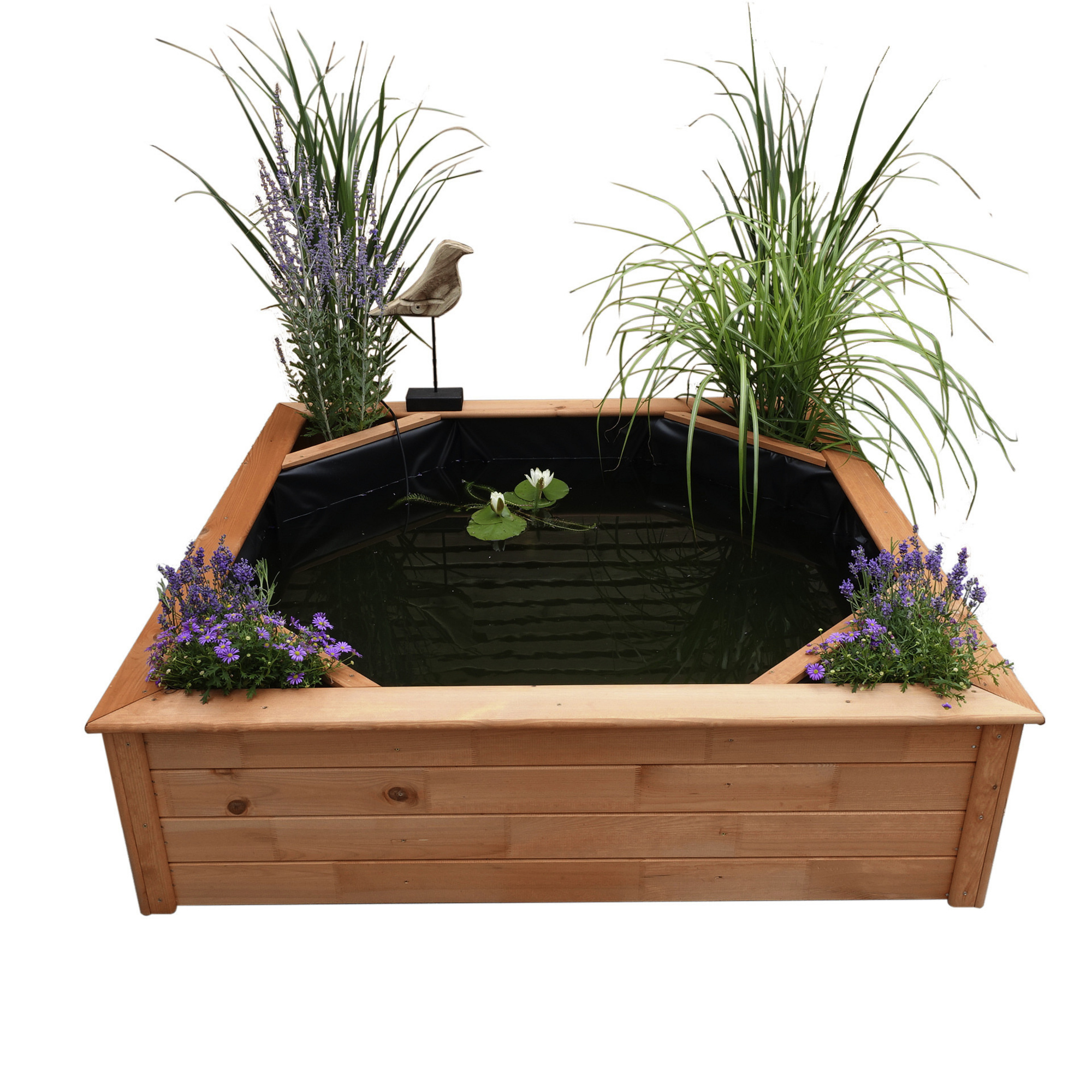 PROMADINO Hochteich, viereckig, B x L 144 x 144 cm hagebau.de
