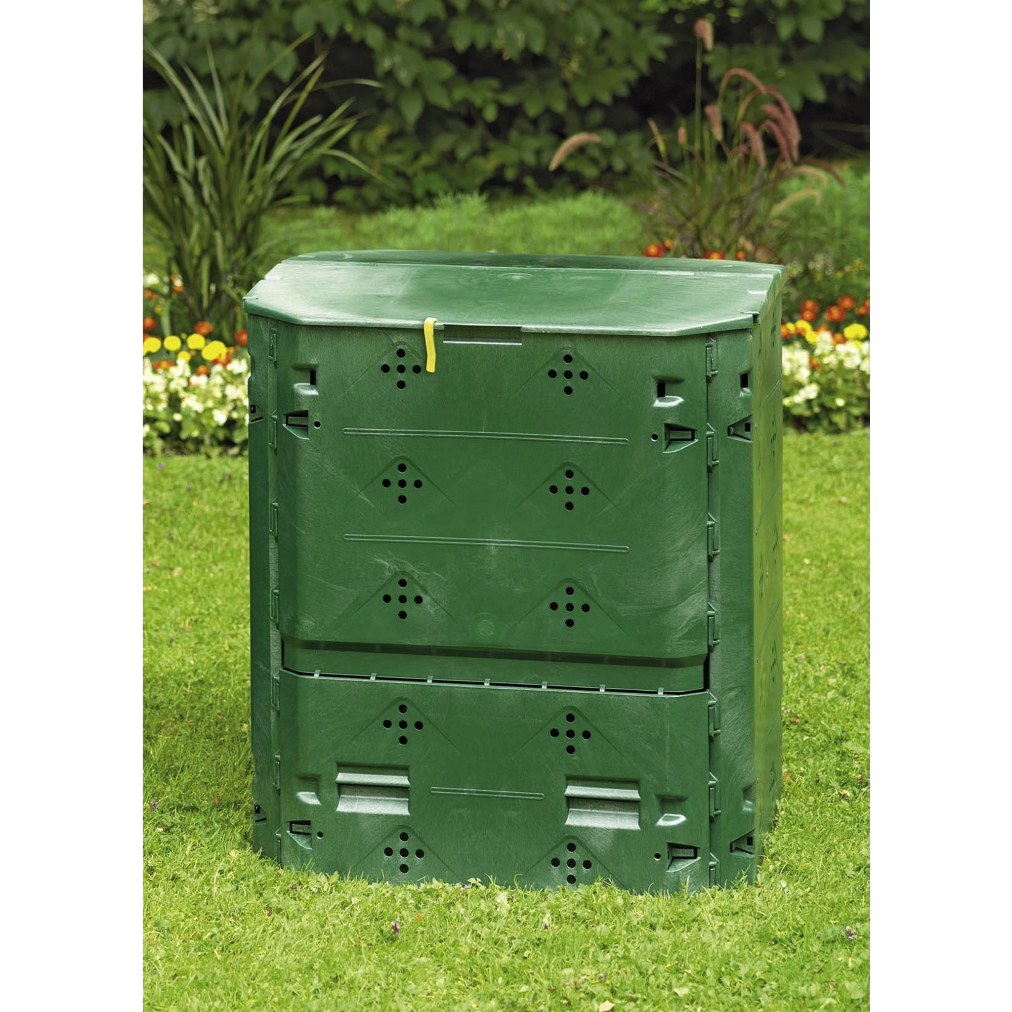 Practic Bioabfallbehälter 6 Liter - Mini Bini Komposter Grün | Aus Re-Kaffee Material