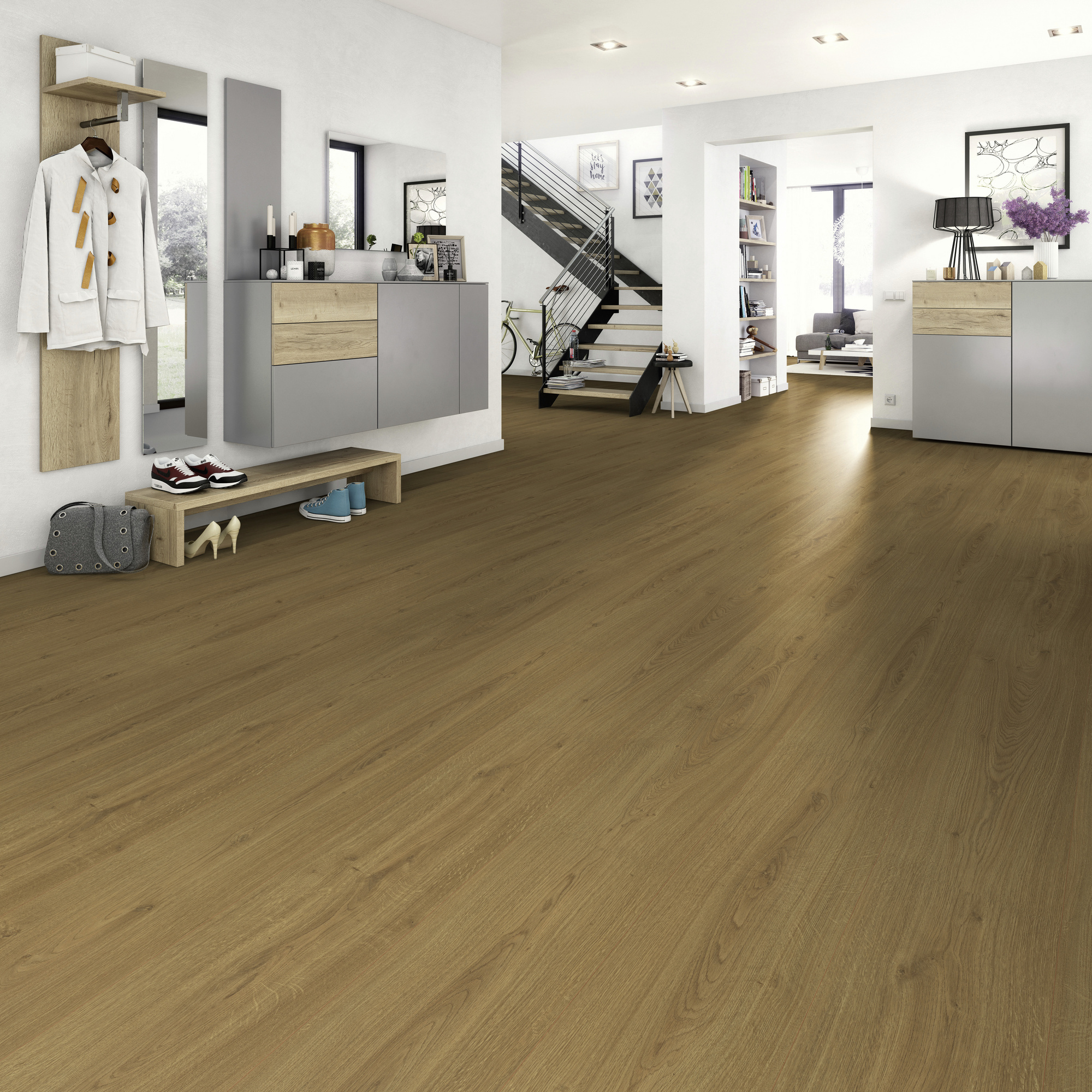 EGGER Laminat »Home«, Widford Eiche (EHL067), BxL 1292 x 327 mm hagebau.de