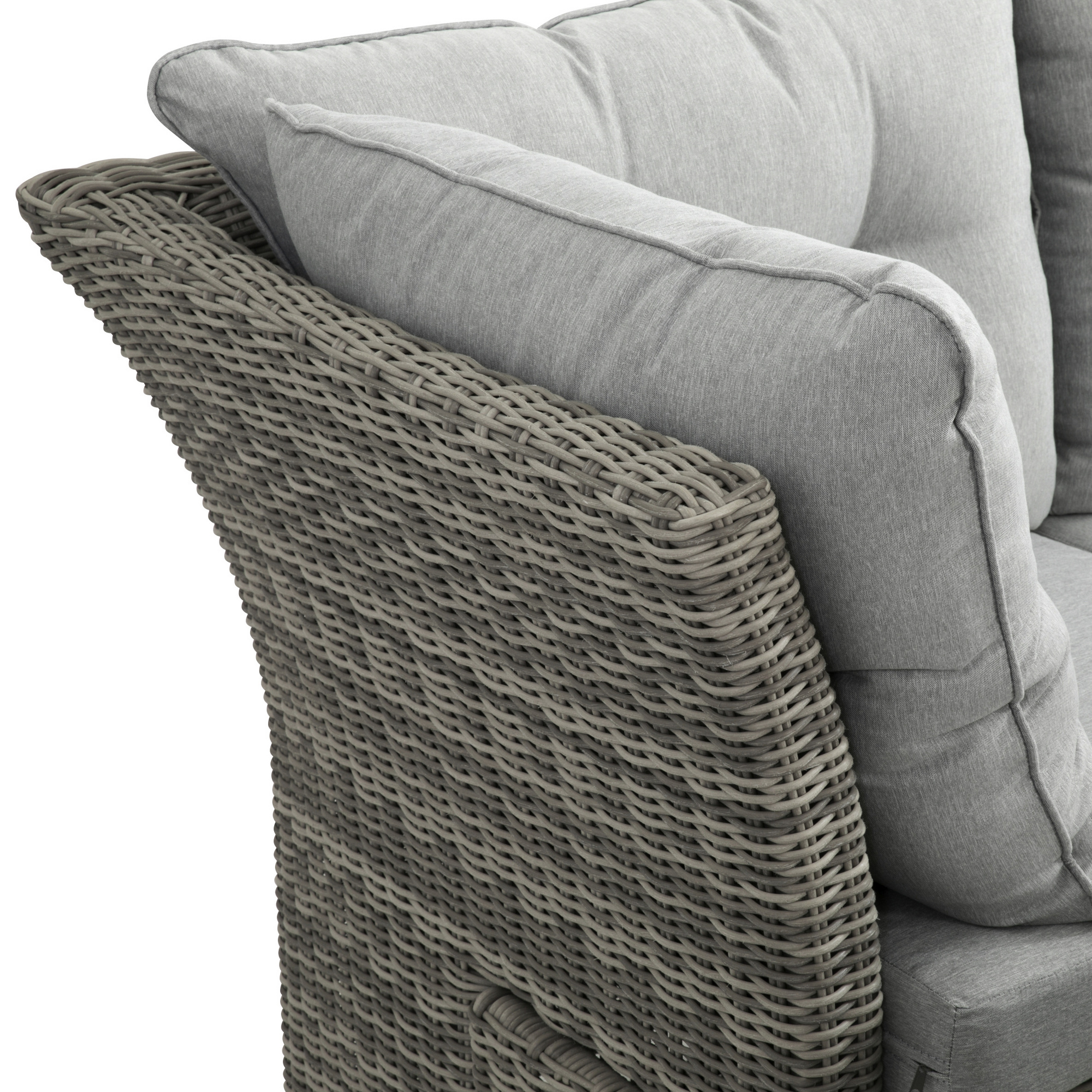 GREEMOTION Loungeset »Malia«, grau, Metall, 7 Sitzplätze hagebau.de