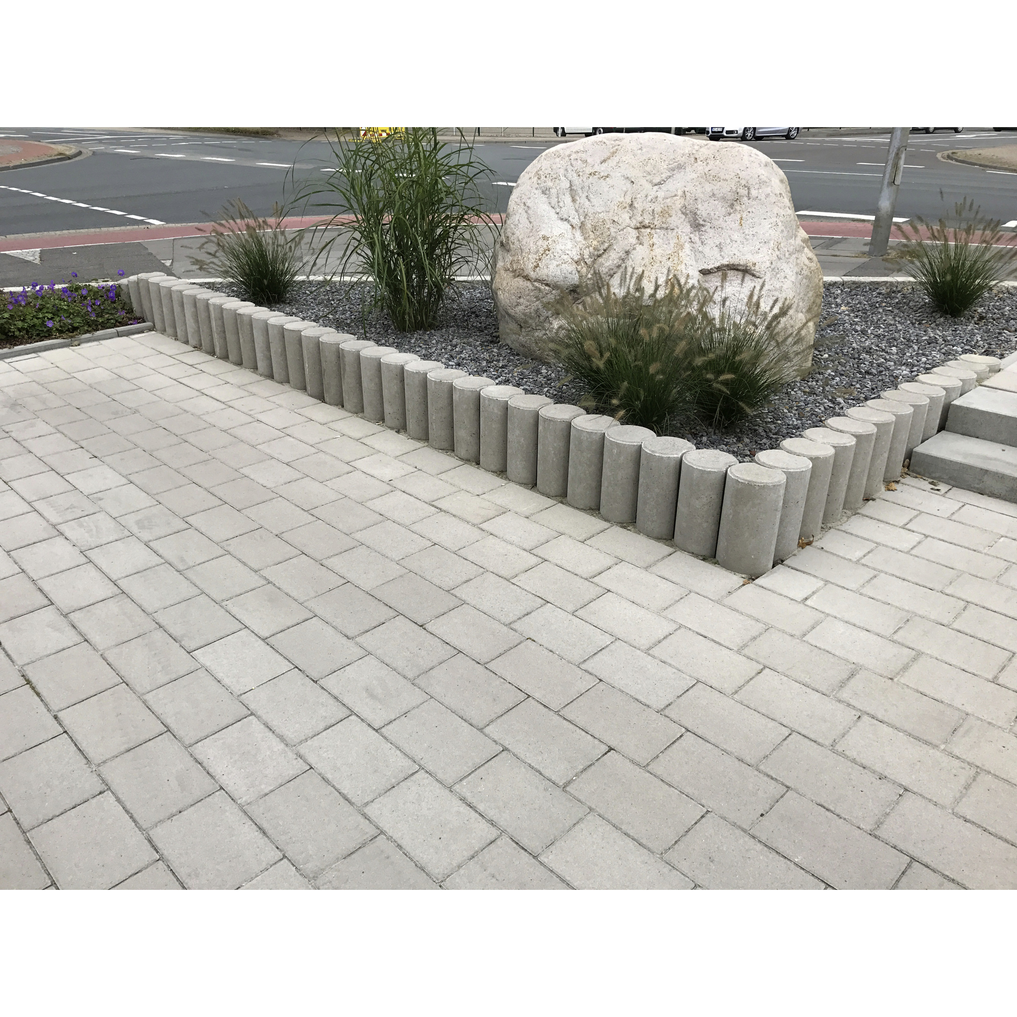 Mr. GARDENER Palisade, Beton, Format 80 x 15 cm, grau hagebau.de