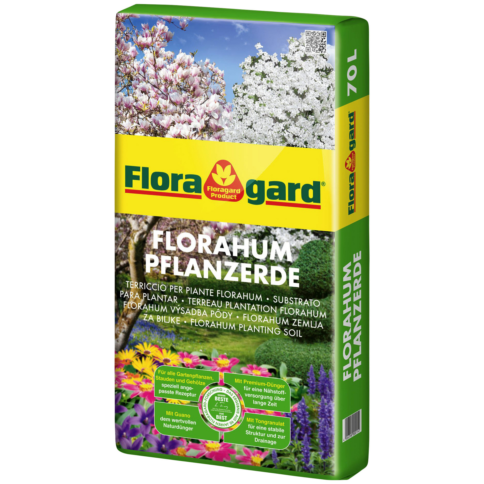 FLORAGARD Pflanzerde »Florahum®«, für Gartenpflanzen, Gemüse, Stauden