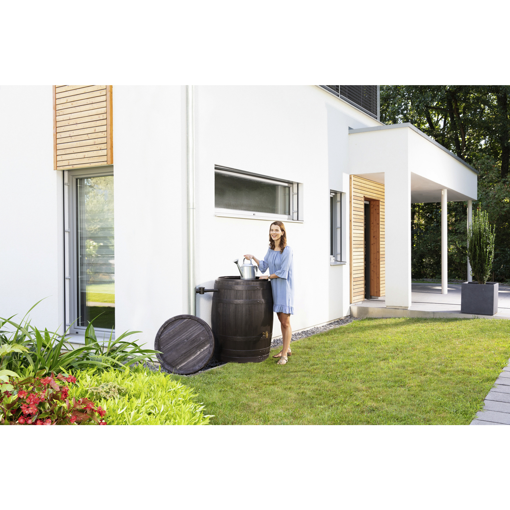4RAIN Regenfass »Vino«, 250l, rund hagebau.de
