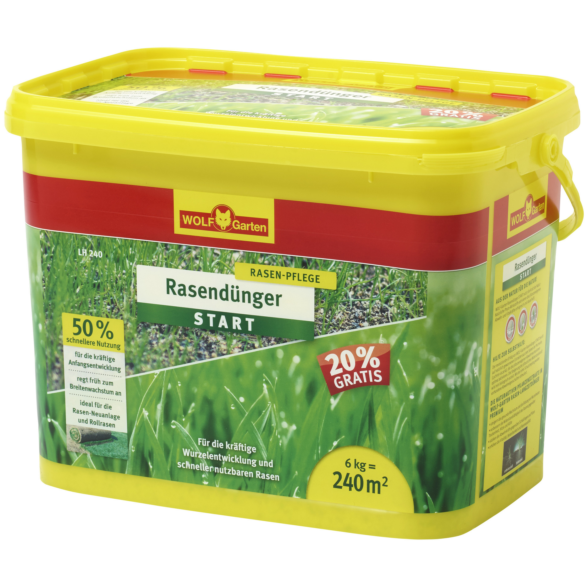 WOLF GARTEN Start-Dünger »LH 240«, 6 kg, für 240 m² - hagebau.de