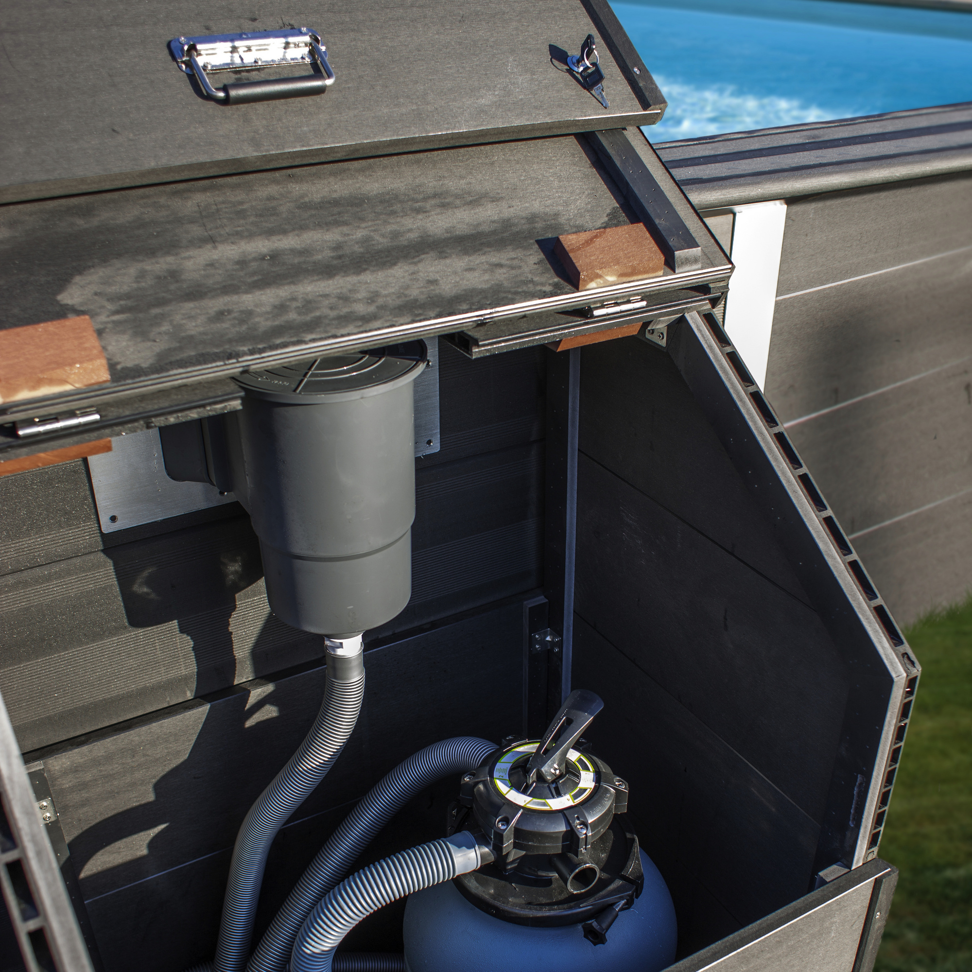 GRE Technikbox Composite Pools BxHxT 80 X 115 X 80 Cm Kunststoff 