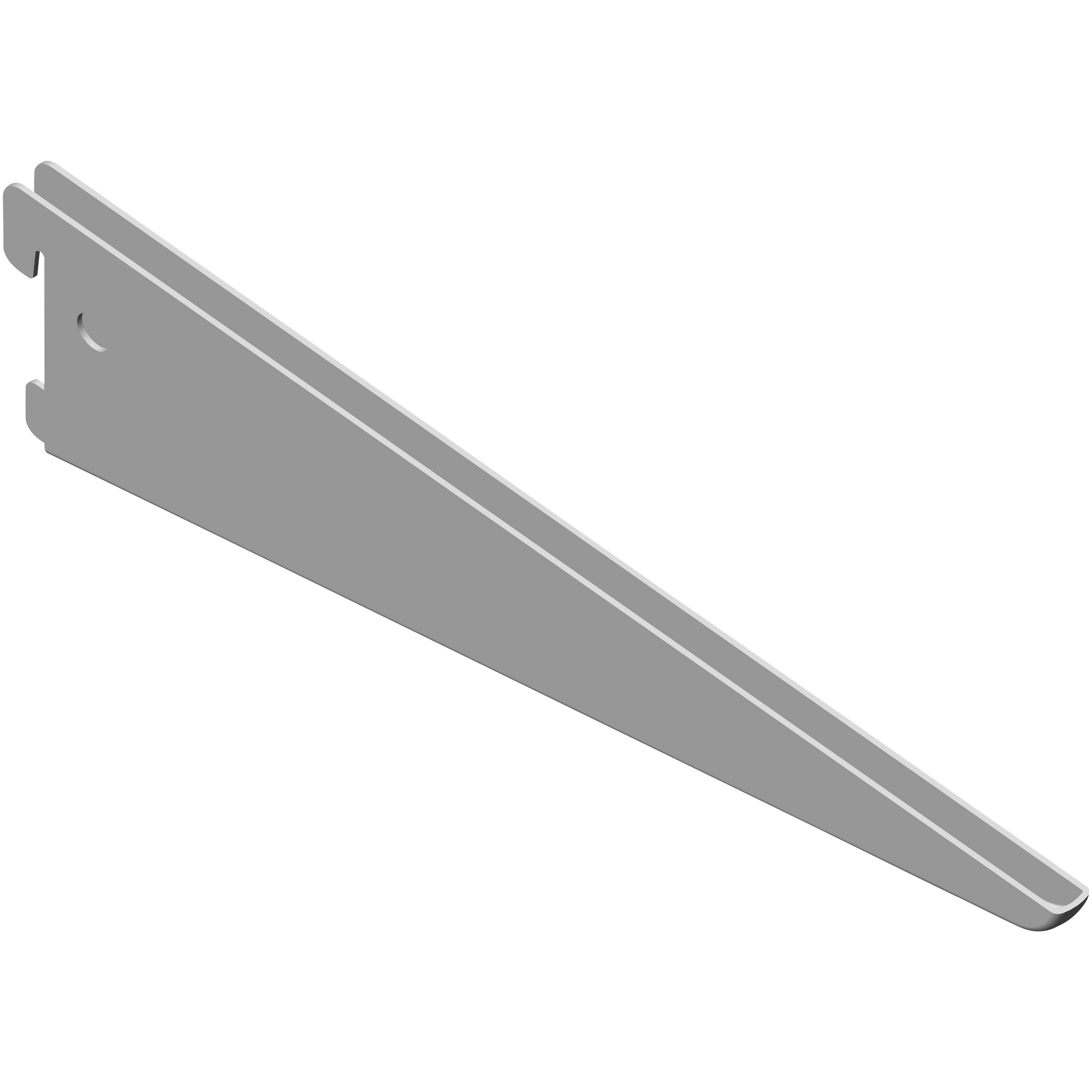 Element System U-Träger Classic 50, 370mm, Weiß - Wandmontage, Hohe Tragkraft