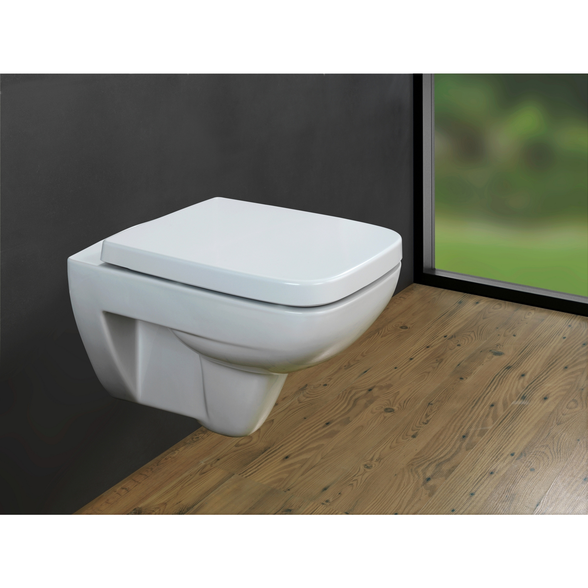 WENKO WCSitz »Exclusive«, Breite 370 mm, eckig, Duroplast hagebau.de