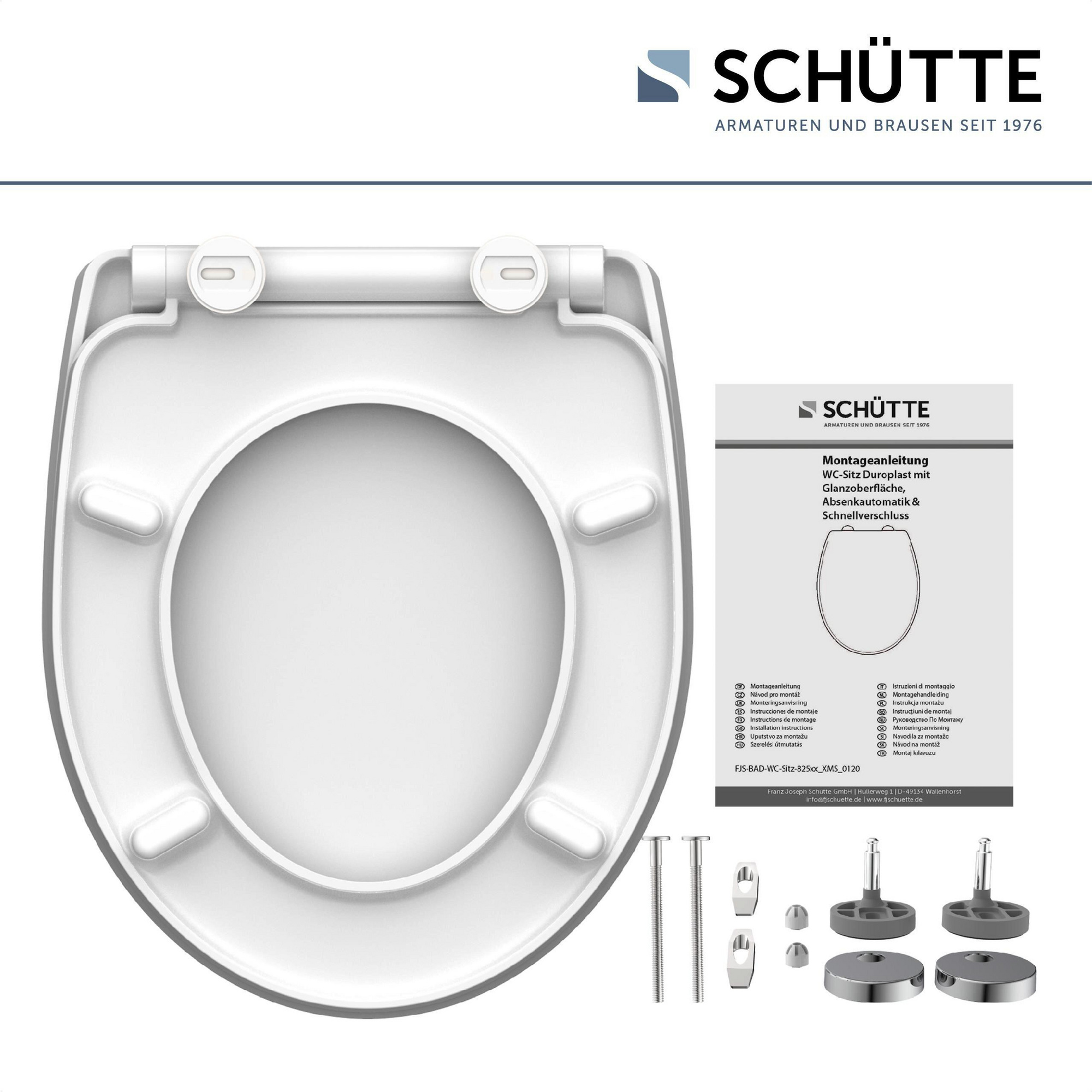 Schütte WC-Sitz Absenkautomatik Frog King Duroplast kaufen bei