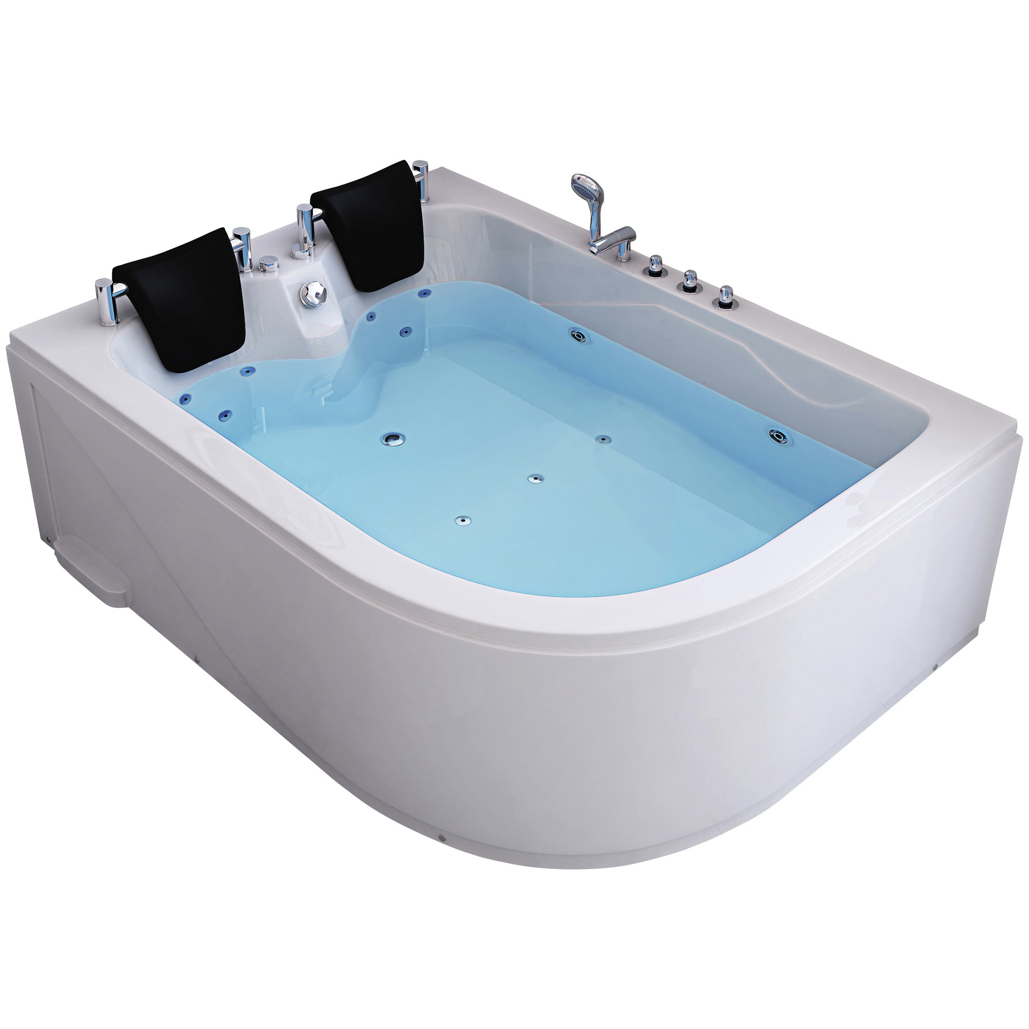 HOME DELUXE Whirlpool »Blue Ocean XL«, BxHxL: 120 x 65 x 180 cm, weiß - hagebau.de
