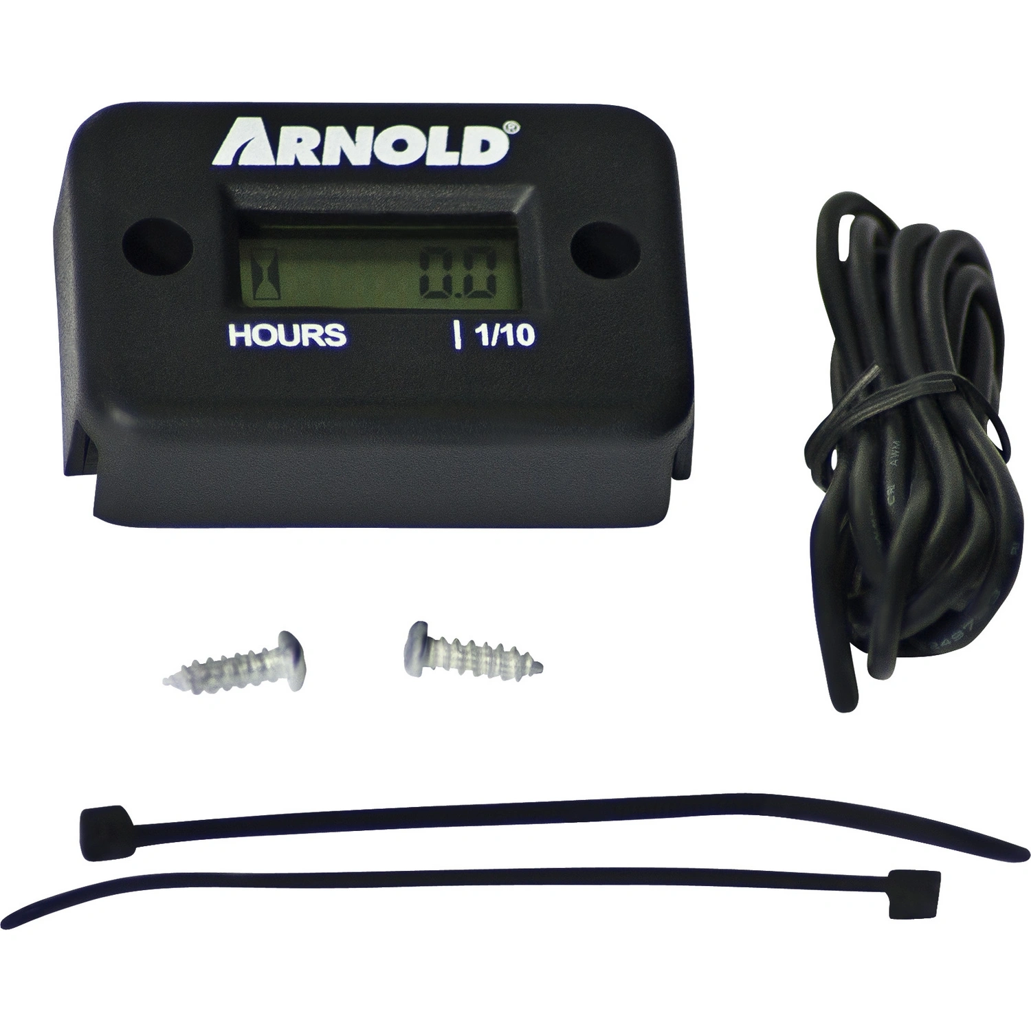 Arnold Betriebsstundenzähler »AZ80«, Kunststoff, schwarz 