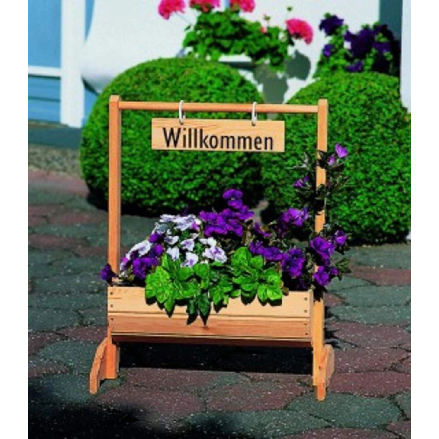 Kiefernholz x PROMADINO cm, 73 59 BxH: Blumentrog, natur,