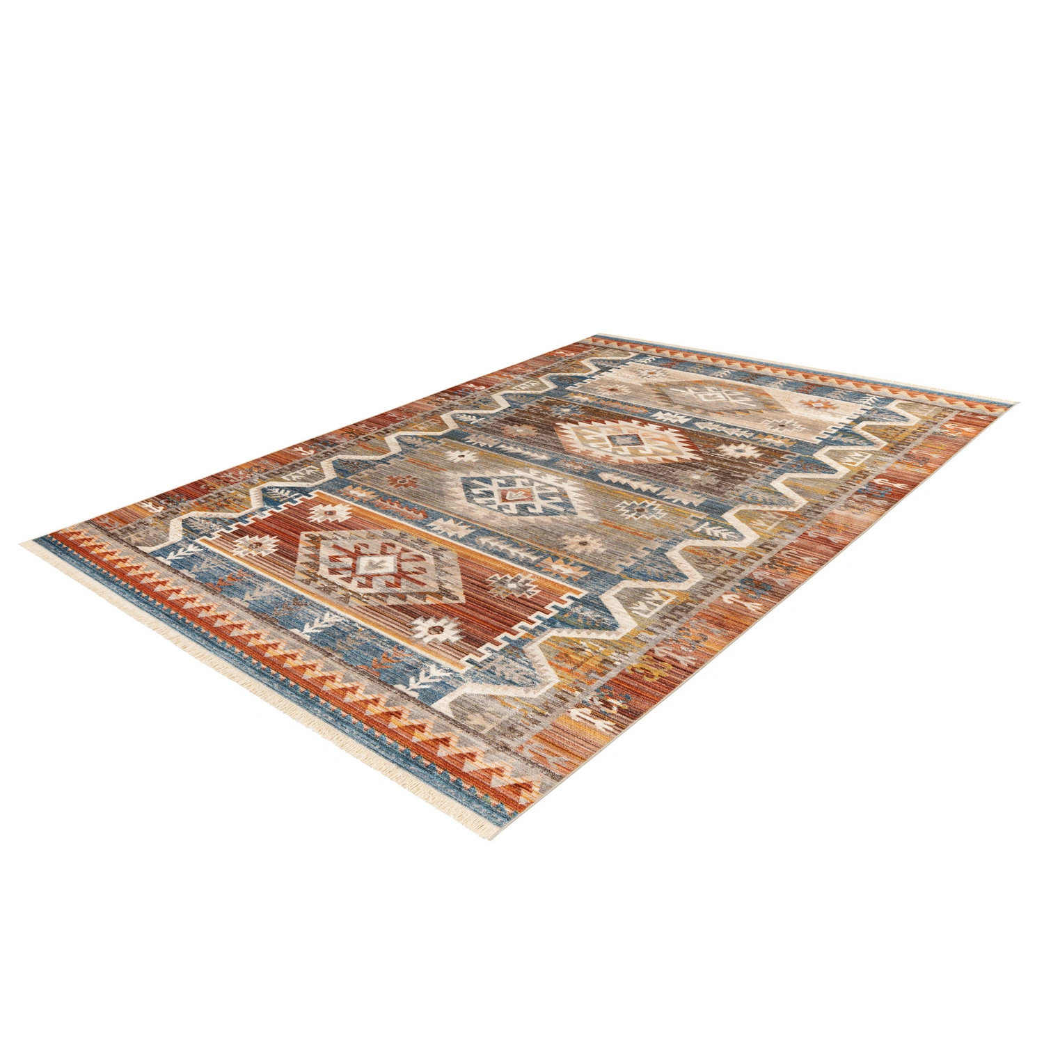 obsession Home Fashion Design-Teppich »My Laos «, BxL: 40 x 60 cm,  rechteckig, Polyester | Kurzflor-Teppiche