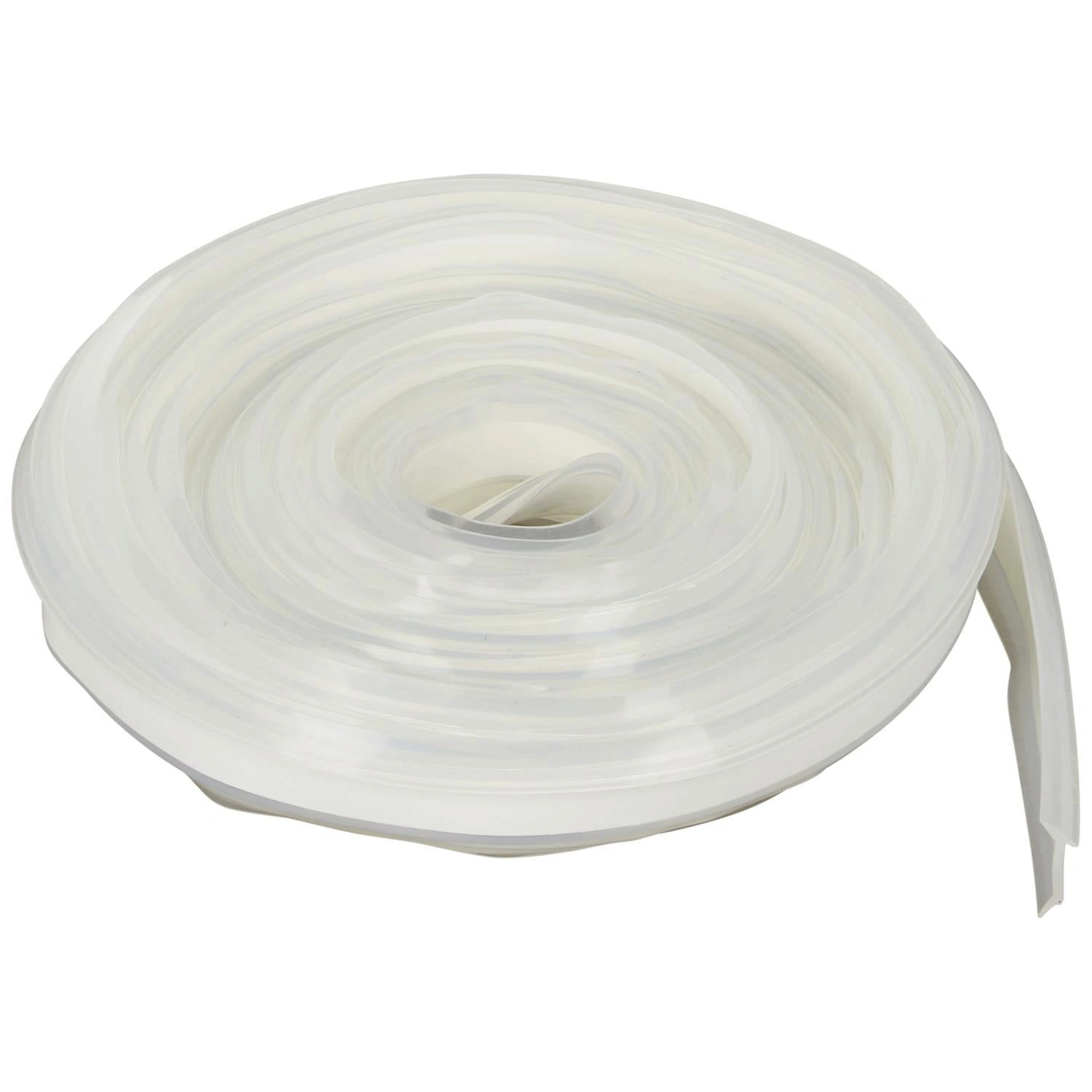 FIREFIX 1950/D Silikon-Dichtlippe, elastisch, selbstklebend,  transparent-Schmutzschutz für Glasbodenplatten : : Baumarkt