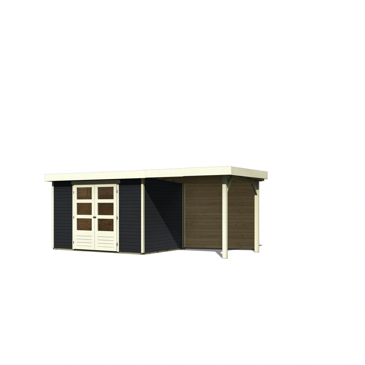 KARIBU Gartenhaus »Askola 4«, BxT: 302 mm x (Außenmaße), Wandstärke: 19 cm 217