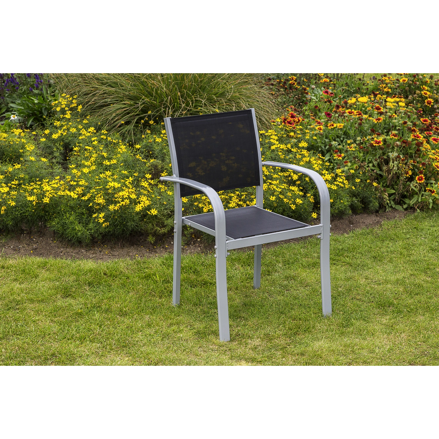 Gartenmöbelset Sitzplätze, MERXX Aluminium/Textil »Ostia«, 6