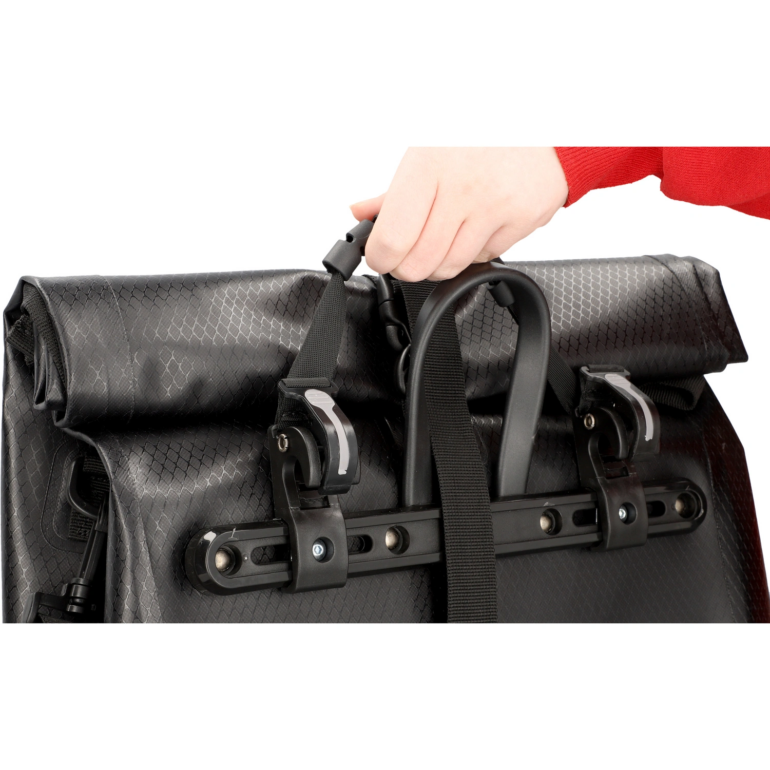 FISCHER FAHRRAD schwarz, Kunststoff, l Terra«, 30 Gepäckträgertasche »Plus