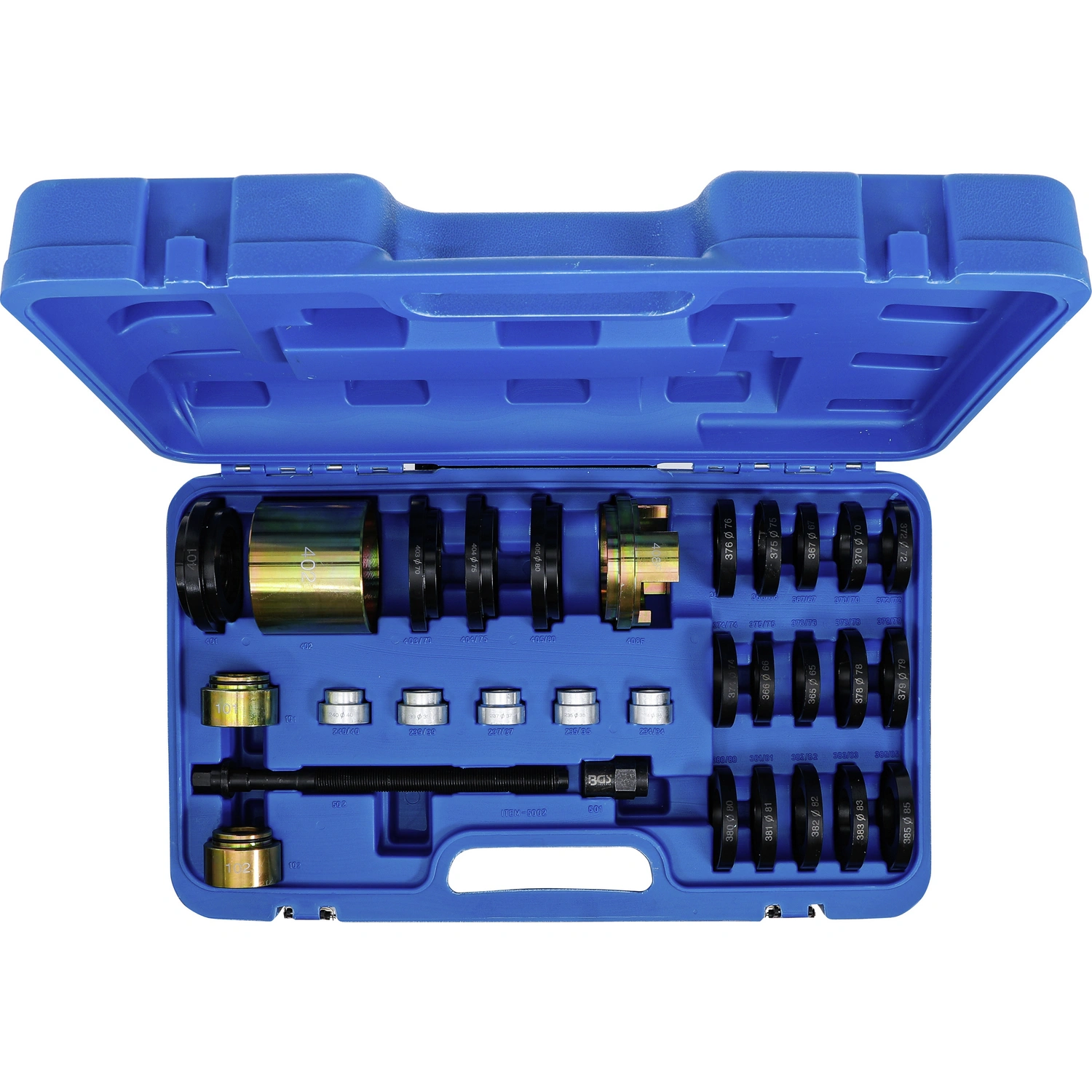 Radlager-Werkzeug-Satz  31-tlg. - Radlager & Gummibuchse - Getriebe /  Achsen / Lenkung - Spezialwerkzeuge PKW - BGS - Produkte - BGS technic KG