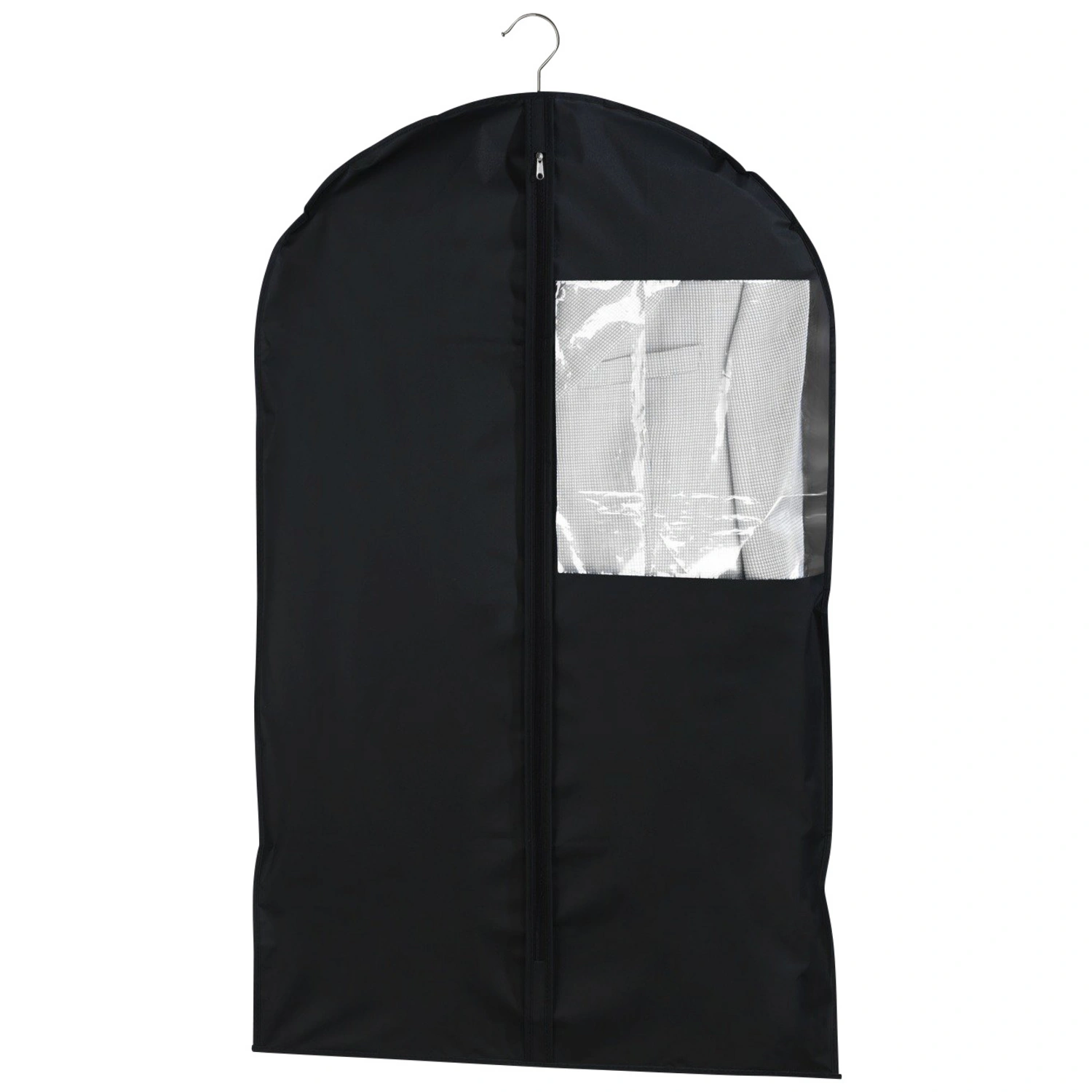 WENKO Kleidersack »Deep Black«, BxHxL: 6 x 0,01 x 100 cm,  Polyethylen-Vinylacetat (PEVA), schwarz