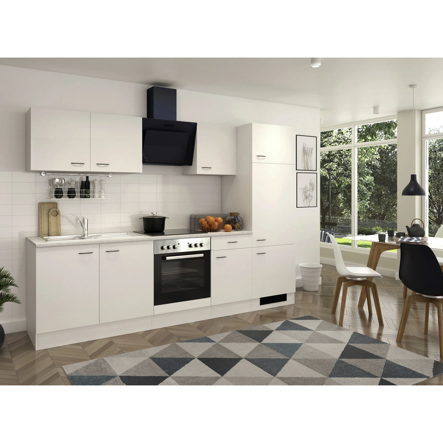 2024 offizieller Discounter Flex-Well Küchenzeile 270 Gesamtbreite: cm mit E-Geräten, »Wito«
