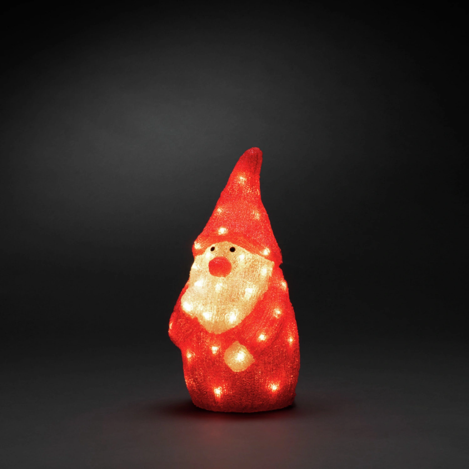 rot/weiß LED-Weihnachtsmann, Stecker, Konstsmide Dioden, 40