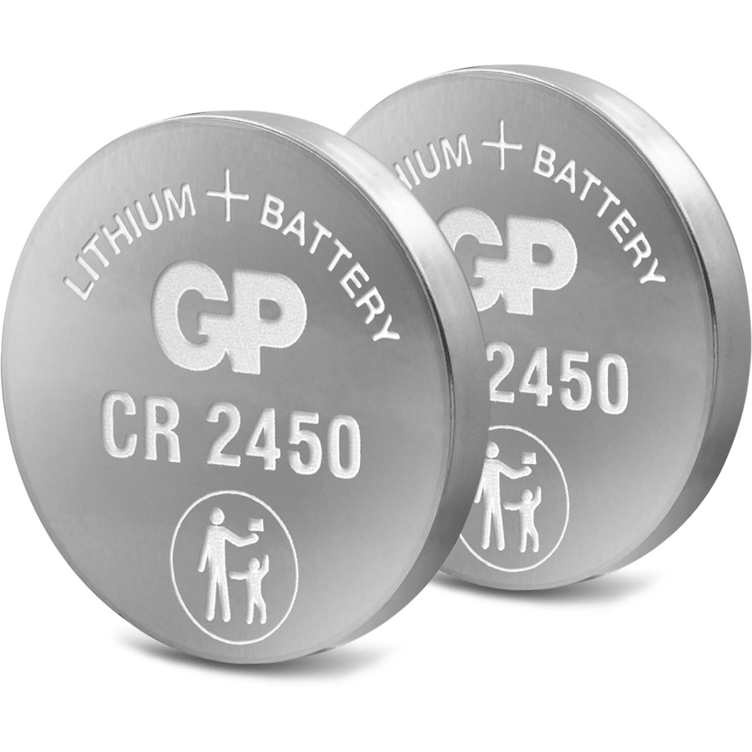 GP Batteries Lithium Knopfzelle »CR2450«, 3V, 2 Stück 