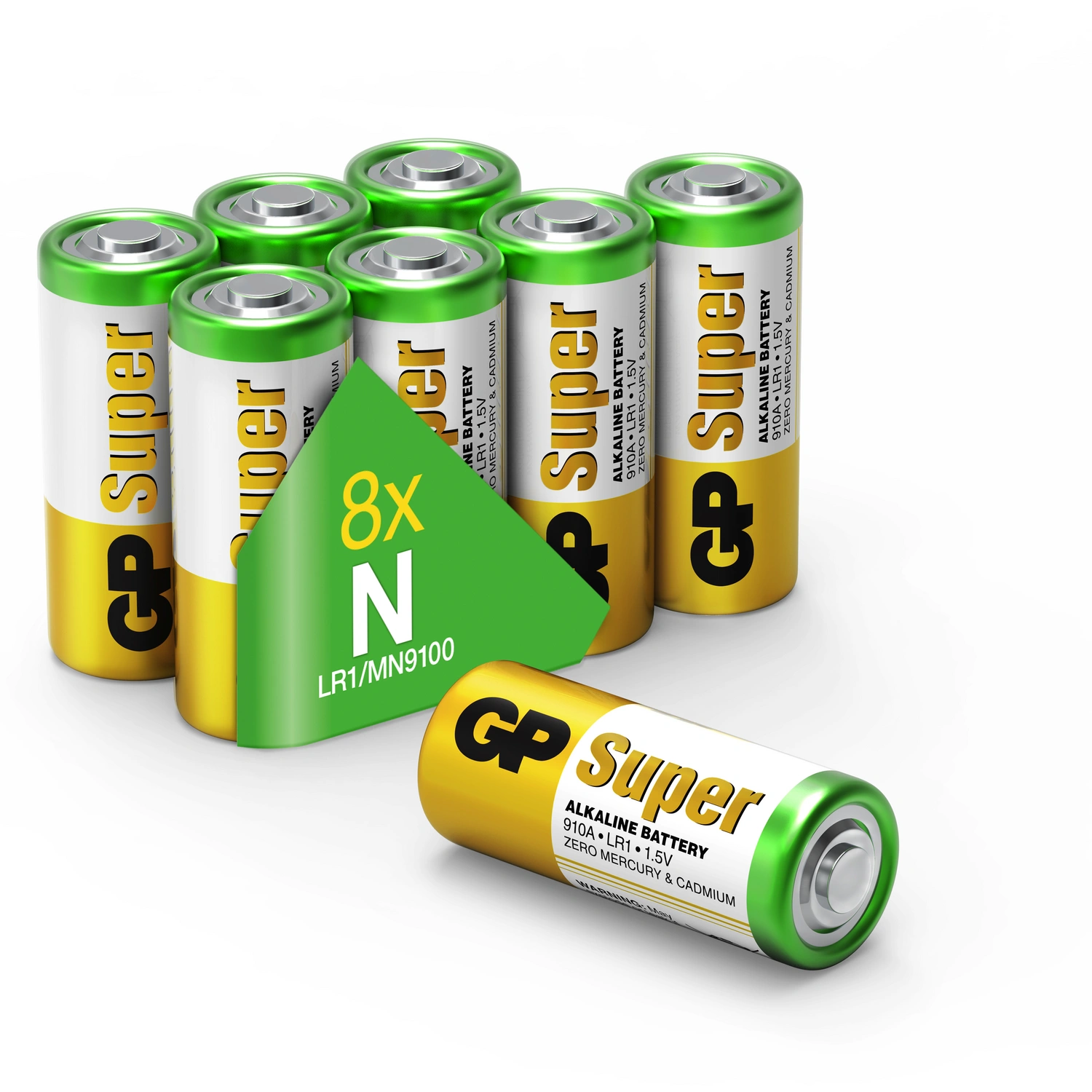 GP Batteries N Lady Batterie »GP Alkaline Super«, 1,5V, 8 Stück 