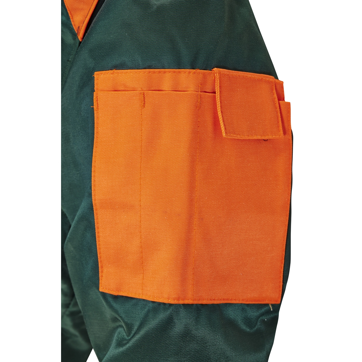 BULLSTAR Pilotenjacke, grün/orange, Polyester/Baumwolle, Gr. XXXL | Arbeitsjacken