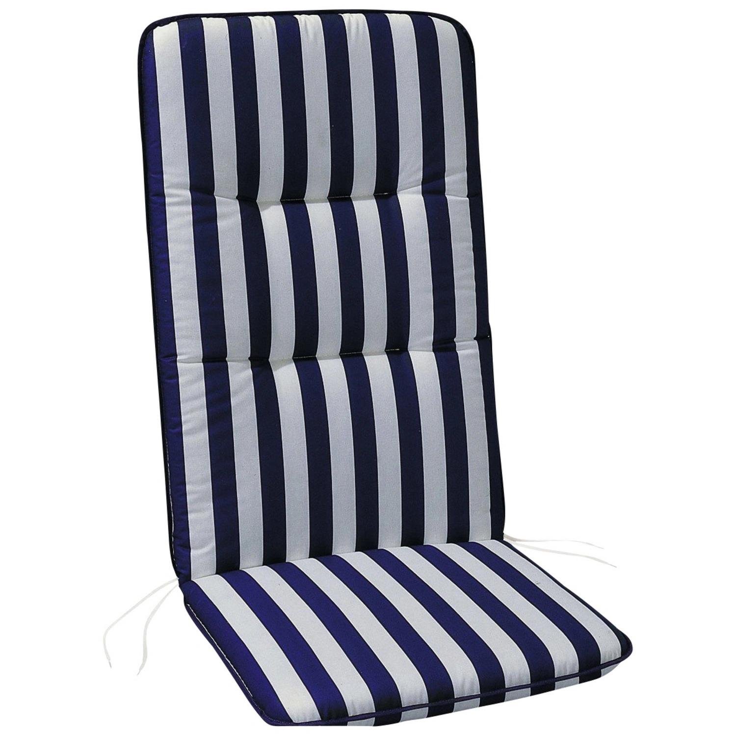 BEST Sesselauflage »Basic Line«, blau/weiß, BxL: 50 x 120 cm