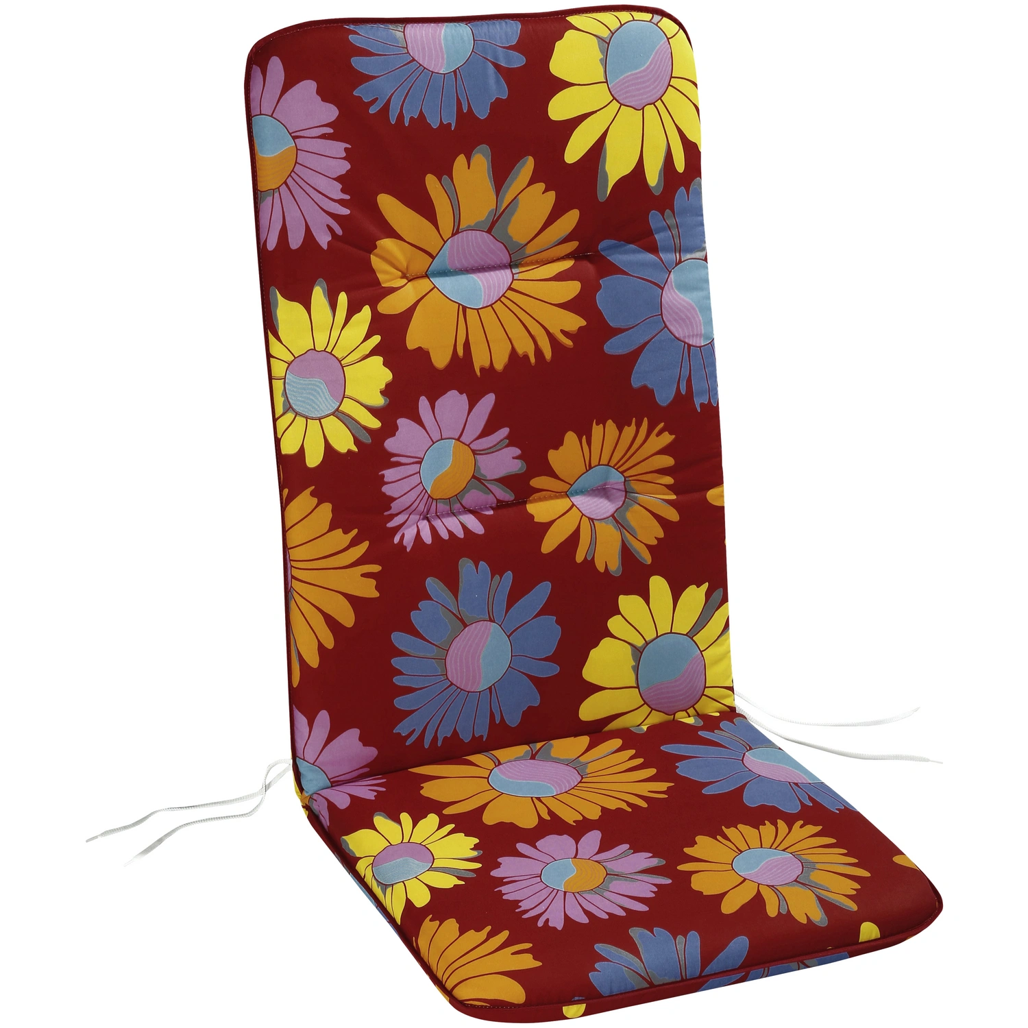 BEST Sesselauflage »Basic Line«, rot/blau/gelb/rosa/orange, 120 BxL: 50 x cm